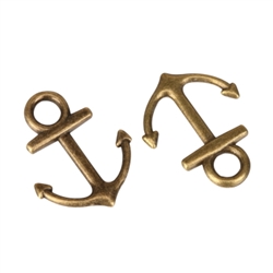 20 x Anchor Charms 15x13mm Antique bronze Tone  #MCZ350