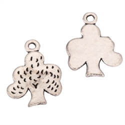 20 Cute Tree Charms 15mm Antique Silver Tone #MCZ925