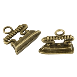 20 x Iron Charms 18x13mm Antique Bronze Tone  #MCZ998