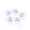 24pcs Adabele Austrian Faceted Cube Crystal Beads #5601, Clear AB, Size Selections: 4mm/6mm/8mm