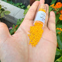 7.5g Miyuki Delica 11/0 Seed Beads, Duracoat Opaque Light Squash DB2103