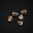 24pcs Adabele Austrian Faceted Teardrop Crystal Beads #5500, Light Peach Pink, 8mm x 6mm, Hole ID 1mm, SST-818