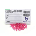 100pcs Preciosa Faceted Bicone Crystal Beads, Rose AB, Size Selections: 3mm/4mm/6mm