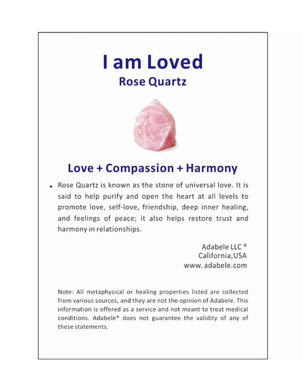 Adabele Premium 108 Mala Bead Tassel Necklace, 8mm Natural Pink Rose Quartz Gemstone, Buddhist Japa Prayer Beaded Jewelry RGN12