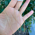 5 Feet 1/20 14K Gold Filled Unfinished Flat Cable Chain Link, 1.5mm Width/Small, Non Tarnish, KG5-R3