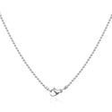 5pcs 304 Stainless Steel 1.2mm Beaded Ball Chain Necklaces (18 Inch/20 Inch/22 Inch)