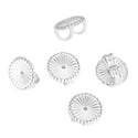 10pcs 925 Sterling Silver Large Push Butterfly Earring Backs, Earnut Replacement, 9mm, SS331-1