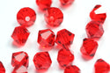 50pcs Adabele Austrian Faceted Bicone Crystal Beads #5301, Siam Red, Size Selections: 6mm/8mm/10mm
