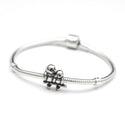 1pc Real Solid Sterling Silver Love Birds Charm Bead, Compatible with Pandora All Other Charm Bracelets, EC394