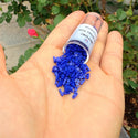 10g Miyuki Quarter Tila Seed Beads 5x1.2mm, Opaque Cobalt (QTL-414)