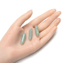 4pcs Natural Green Aventurine Double Point Gemstone Wand, 32mm Loose Cut Stones, G3P-E8
