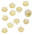 Filigree Flower Bead Caps