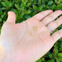 20pcs 925 Sterling Silver Open Jump Rings, Real 18K Yellow Gold Plated, 1mm/18 Gauge, Size Selections: 4/6/8/10/12mm
