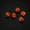 24pcs Adabele Austrian Faceted Helix Spiral Irregular Crystal Beads #5020, Sun (Orange), 6mm, Hole ID 1mm, SSH-612