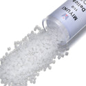 30g Miyuki Delica 11/0 Seed Beads, Translucent Opal DB220