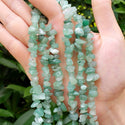 Natural Green Aventurine Gemstone Chip Beads, Free Form, 5mm-8mm, Hole ID 1mm, 1 Strand/31 Inch, GZ1-1