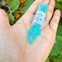 7.5g Miyuki Delica 11/0 Seed Bead Opaque Matte Rainbow Turquoise Blue DB878