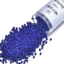 7.5g Miyuki Delica 11/0 Seed Beads, Opaque Cobalt Blue DB726