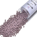 30g Miyuki Delica 11/0 Seed Beads, Opaque Mauve DB728