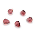 24pcs Adabele Austrian Faceted Teardrop Crystal Beads #5500, Amethyst, 12mm x 10mm, Hole ID 1.2mm, SST-1211