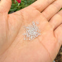 25g Miyuki Rocaille 11/0 Round Seed Beads Silver-lined Crystal Clear RR-1