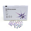 10pcs Genuine Preciosa MAXIMA Chaton Rose Round Flat Back Crystal Rhinestone, Foil Back, Crystal AB, SS40, 8.14-8.67mm, Prm-S402