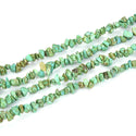 Natural Turquoise Green Howlite Gemstone Chip Beads, Free Form, 5mm-8mm, Hole ID 1mm, 1 Strand/31 Inch, GZ1-5