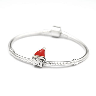 Solid 925 Sterling Silver Wish Star Bead Charm, Compatible with Pandora All Other Charm Bracelet