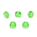 25pcs Adabele Austrian Faceted Heishi Rondelle Crystal Beads, Peridot Green, 8x4mm, Hole ID 1mm, SSV-816