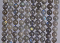 Natural Blue Flash Labradorite Gemstone Round Beads, 15 Inch/1 Strand, Size Selections: 4mm/6mm/8mm/10mm
