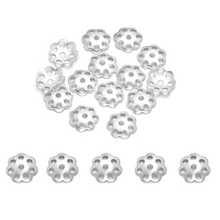 Filigree Flower Bead Caps