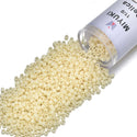 7.5g Miyuki Delica 11/0 Seed Beads, Opaque Matte Dark Cream DB762