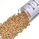 7.5g Miyuki Delica 11/0 Seed Beads, Duracoat Galvanized Yellow Gold DB1833