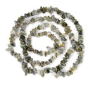 Natural Labradorite Gemstone Chip Beads, Free Form, 5mm-8mm, Hole ID 1mm, 1 Strand/31 Inch, GZ1-36