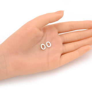 1pc 925 Sterling Silver Carabiner Jewelry Clasp, Push Open Connector, Size Selections: 10x7mm, 17x11mm, 20x14mm