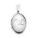 5pcs 316 Surgical Stainless Steel Living Memory Floating Lockets "Forever in My Heart", 22mm Oval Waterproof Pendants, MP-B1