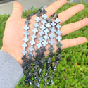 Grade A Natural Black Hematite Gemstone Cross Sign Beads, 15 Inch/1 Strand, 10mm, Hole ID 1mm, GFC-H1