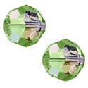 25pcs Adabele Austrian Faceted Round Crystal Beads #5000, Peridot Green AB, Size Selections: 6mm/8mm
