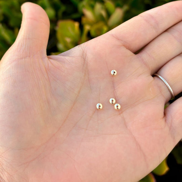 20pcs Real 1/20 14K Gold Filled Small Tiny Saucer Rondelle Beads, Size Selections: 3.6mm/4.5mm