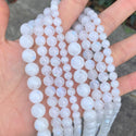 Natural Blue Flash Moonstone Gemstone Round Beads, 15 Inch/1 Strand, Size Selections: 4mm/6mm/8mm/10mm