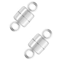 2 Sets 925 Sterling Silver Small Strong Magnetic Clasp, SS488-1
