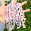 Natural Light Purple Pink Kunzite Gemstones Chip Beads, Free Form, 5mm-8mm, Hole ID 1mm, 1 Strand/31 Inch, GZ1-33