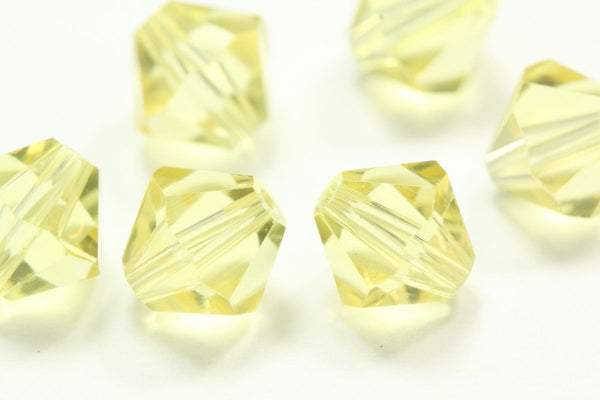 50pcs Adabele Austrian Faceted Bicone Crystal Beads #5301, Jonquil (Yellow), Size Selections: 6mm/8mm/10mm