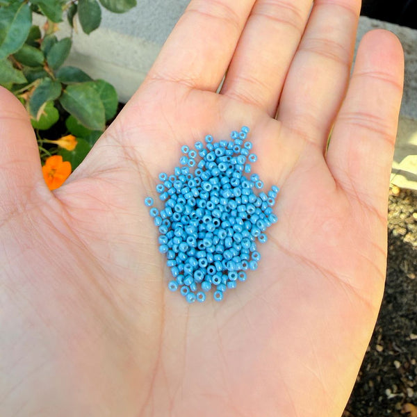 25g Miyuki Rocaille 11/0 Round Seed Beads Duracoat Opaque Bayberry RR-4482