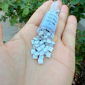 10g Miyuki Full Tila Square Seed Beads 5x5mm, Labrador Matte White (TL-4558)