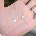 1pc Real 1/20 14K Gold Filled Letter P, Small Alphabet Charm Drop, 5.3x5.6mm, JK12-A16
