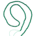 Natural Emerald Green Jade Gemstone Faceted Round Beads, 3mm/Small Tiny, Hole ID 0.8mm, 2 Strands/26 Inch Total, GH3R-10