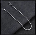 5pcs 304 Stainless Steel 2mm Snake Chain Bracelets, Tarnish Resistant, Size Selections: 6.5 Inch/7 Inch/7.5 Inch/8 Inch/8.5 Inch