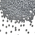 30g Miyuki Delica 11/0 Seed Beads, Opaque Matte Grey DB761