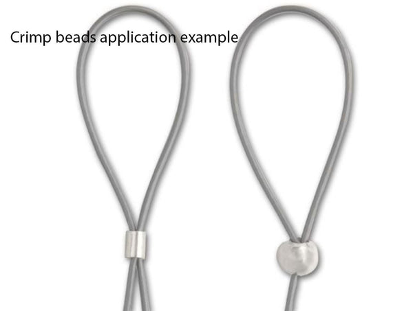 50pcs 925 Sterling Silver Small Tiny Round Crimp Beads, 2mm, Hole ID 1.1mm, SS28-1